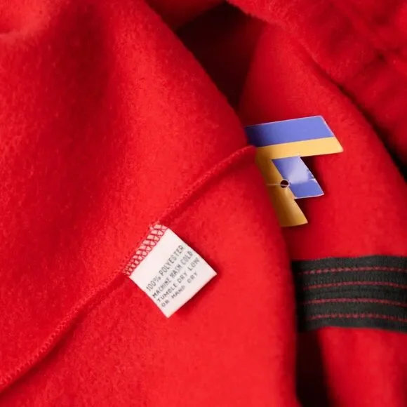 Vintage Salt Lake 2002 Olympics Full Zip Fleece Vest Men's XL Red Mock Neck NWT - Picture 9 of 10